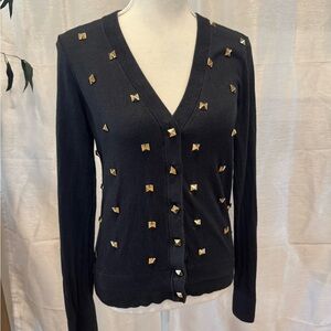 Kate Spade Black cardigan Sweater Rockstud